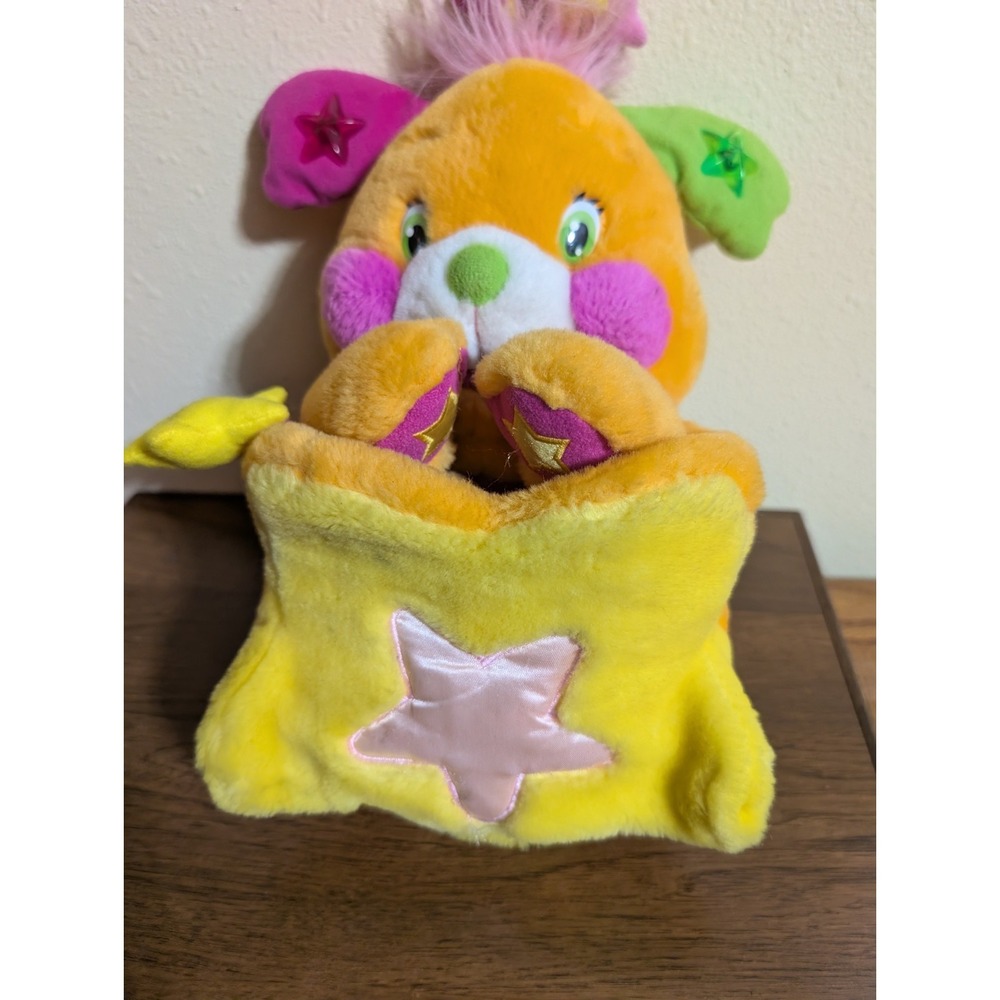 Vtg 2001 Toymax Popples 12" Pizzazzy Jazzy Plush Light Up Star